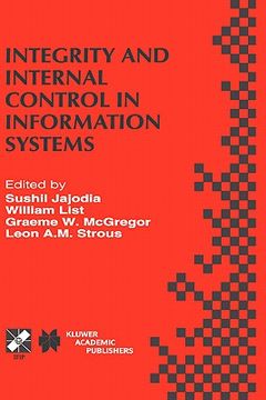 portada integrity and internal control in information systems (en Inglés)