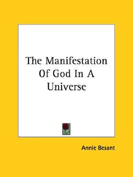 portada the manifestation of god in a universe (in English)