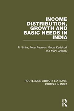 portada Income Distribution, Growth and Basic Needs in India (Routledge Library Editions: British in India) (in English)