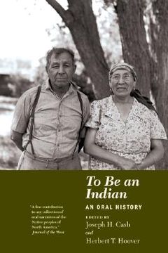 portada to be an indian (in English)