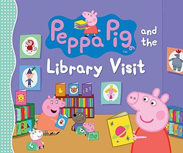 portada Peppa pig and the Library Visit (en Inglés)