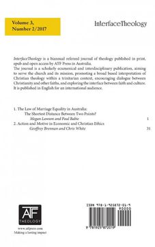 portada Interface Theology: Applied Ethics (en Inglés)