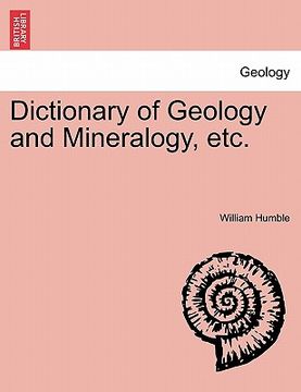 portada dictionary of geology and mineralogy, etc. (en Inglés)