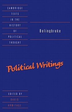 portada Bolingbroke: Political Writings Paperback (Cambridge Texts in the History of Political Thought) (en Inglés)