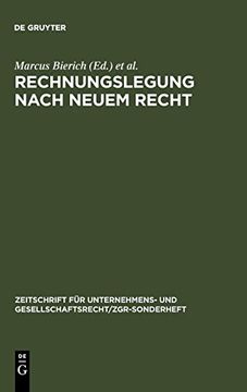 portada Rechnungslegung Nach Neuem Recht (Zeitschrift für Unternehmens- und Gesellschaftsrecht (en Alemán)