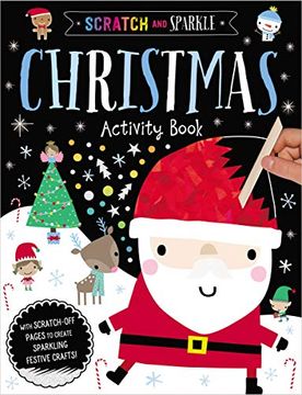 portada Scratch and Sparkle Christmas Activity Book (in English)