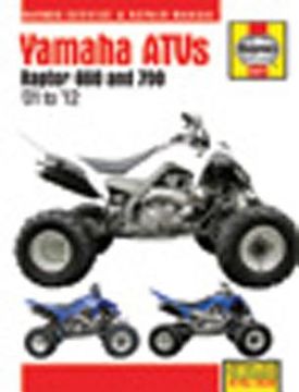 portada yamaha atvs raptor 660 and 700: '01 to '12 (in English)