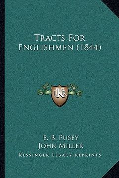 portada tracts for englishmen (1844) (en Inglés)
