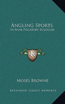 portada angling sports: in nine piscatory eclogues (en Inglés)