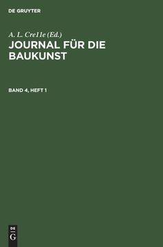 portada Journal Für Die Baukunst. Band 4 (in German)