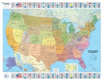 portada Michelin map usa Political 14761 (p, Rolled) (Maps (in English)
