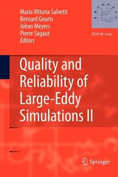 portada quality and reliability of large-eddy simulations ii (en Inglés)
