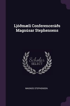 portada Ljóðmæli Conferenceráðs Magnúsar Stephensens (en Inglés)