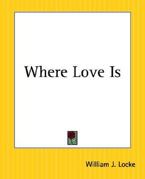 portada where love is (in English)