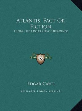 portada atlantis, fact or fiction: from the edgar cayce readings (in English)