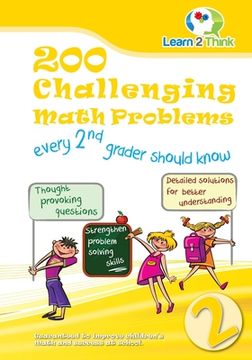portada 200 Challenging Math Problems every 2nd grader should know (en Inglés)