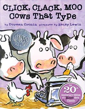 portada Click, Clack, moo 20Th Anniversary Edition: Cows That Type (en Inglés)