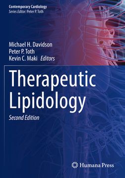 portada Therapeutic Lipidology (en Inglés)