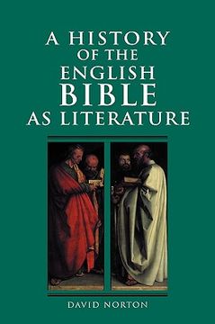 portada A History of the English Bible as Literature Hardback (a History of the Bible as Literature) (en Inglés)
