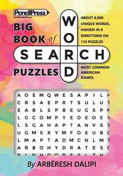 portada Big Book of Wordsearch Puzzles: Find Most Common American Names (en Inglés)