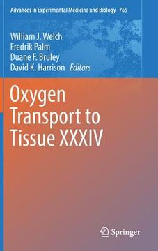 portada oxygen transport to tissue xxxiv (en Inglés)
