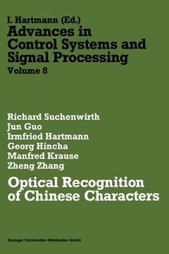 portada Optical Recognition of Chinese Characters (en Alemán)
