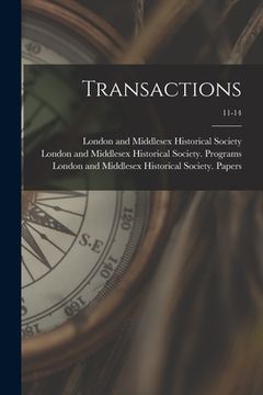 portada Transactions; 11-14 (en Inglés)
