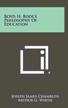 portada boyd h. bode's philosophy of education (en Inglés)