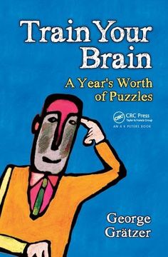 portada Train Your Brain: A Year's Worth of Puzzles (en Inglés)