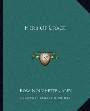 portada herb of grace (en Inglés)