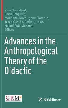 portada Advances in the Anthropological Theory of the Didactic (in English)