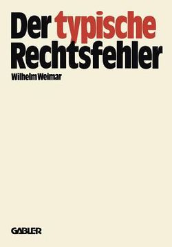 portada Der Typische Rechtsfehler: 45 Bgb-Fälle Mit Lösungen (en Alemán)