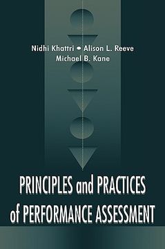 portada principles and practices of performance assessment (en Inglés)