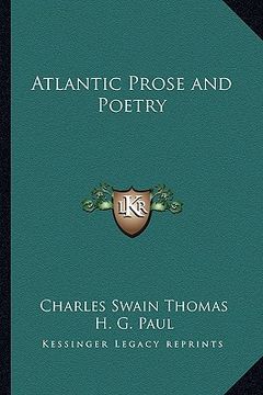 portada atlantic prose and poetry (en Inglés)