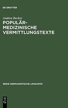 portada Populärmedizinische Vermittlungstexte (in German)