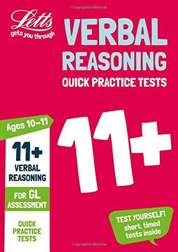 portada 11+ Verbal Reasoning Quick Practice Tests Age 10-11 for the GL Assessment tests (Letts 11+ Success)