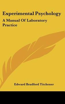 portada experimental psychology: a manual of laboratory practice (en Inglés)
