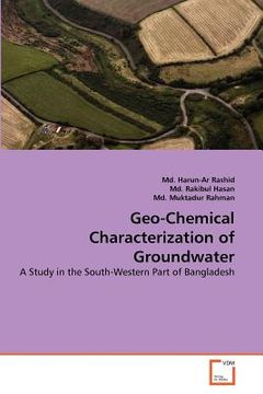 portada geo-chemical characterization of groundwater (in English)