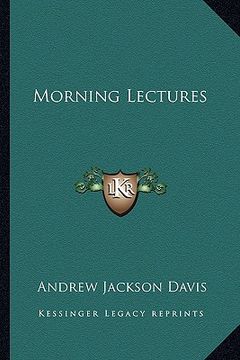 portada morning lectures (in English)