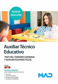 portada Auxiliar Tecnico Educativo. Test del Temario General y Supuestos Practicos (in Spanish)