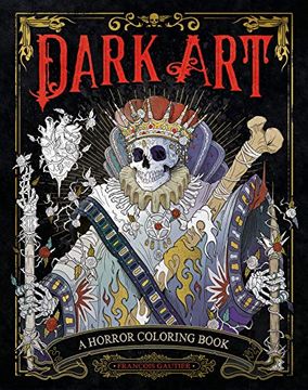 portada Dark Art: A Horror Coloring Book (Dark art Coloring) (en Inglés)
