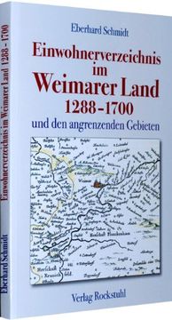 portada Einwohnerverzeichnis im Weimarer Land 1288-1700 und den angrenzenden Gebiete