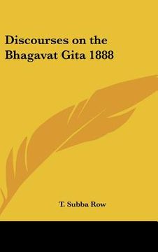 portada discourses on the bhagavat gita 1888 (en Inglés)