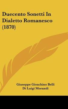 portada duecento sonetti in dialetto romanesco (1870) (en Inglés)