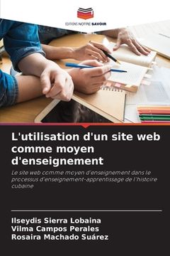 portada L'utilisation d'un site web comme moyen d'enseignement (en Francés)