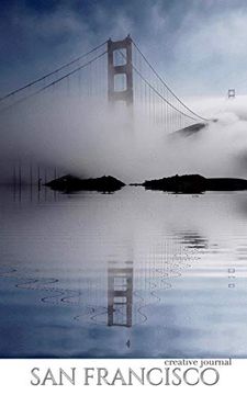 portada San Francisco Stunning Golden Gate Bridge Reflections Blank White Page Creative Journal