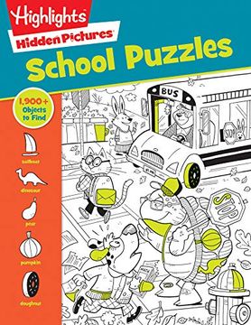 portada School Puzzles (Hidden Pictures) 