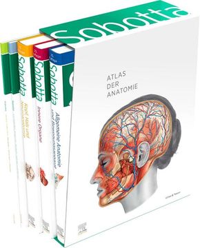 portada Sobotta Atlas der Anatomie, 3 Bände + Lerntabellen + Poster Collection im Schuber und 6-Monatiger Zugang zur Complete Anatomy-App (en Alemán)