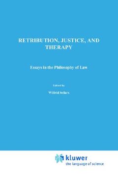 portada retribution, justice, and therapy: essays in the philosophy of law