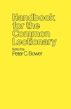 portada handbook for the common lectionary (en Inglés)